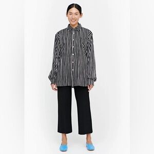 MARIMEKKO Jokapoika Striped Shirt - Black & White